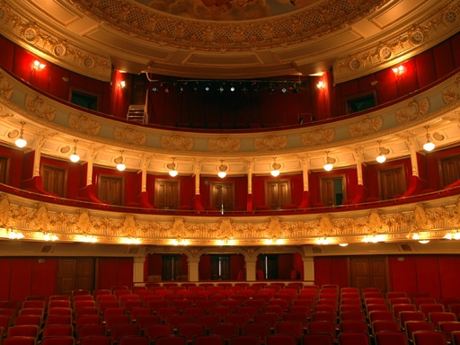 Sala de spectacole, vedere generala - Teatrul Municipal Mr. Gh. Pastia Focsani
