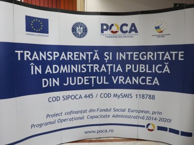 Transparenta si integritate in administratia publica locala din judetul Vrancea cod SIPOCA 445 / MySMIS 118788