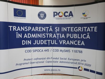 COMUNICAT DE PRESA – Consiliul Județean Vrancea premiat în cadrul competiției  „Reteaua campionilor in domeniul integritatii”