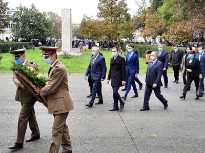 Ziua Armatei Române, comemorată la Mausoleul Eroilor din Focșani