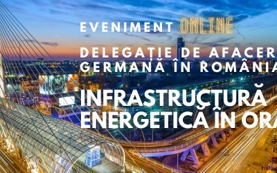 Infrastructură energetică în orașe – Eveniment online organizat de Camera de Comerț Româno-Germană  19 – 23 aprilie 2021
