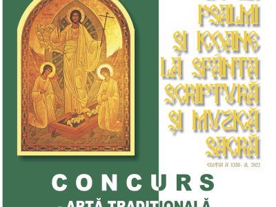 Concursul ,,De la Psalmi și Icoane la Sfânta Scriptură și Muzică sacră” – 11 aprilie 2022