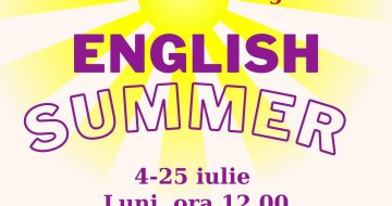 Ateliere de limba engleză pentru copii la Biblioteca Județeană, între 4 – 25 iulie 2022