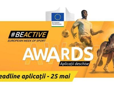 S-a deschis perioada pentru depunerea candidaturilor de atribuire a Premiilor #BeActive 2023