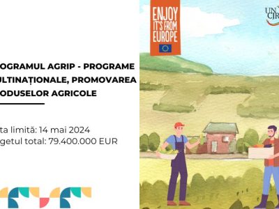 Informare – cerere de finanțare 2024 programul AGRIP – programe multinaționale, promovarea produselor agricole