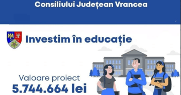 Începe dotarea școlilor speciale din subordinea Consiliului Județean Vrancea