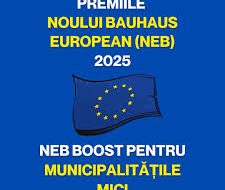 Comisia europeană a deschis aplicațiile pentru noul program ”NEB Boost pentru micile municipalități”