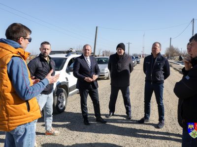 Președintele Nicușor Halici, pe teren: avansează lucrările pe DJ 204G Suraia – Boțârlău