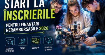 Start la înscrieri pentru finanțări nerambursabile: transformăm ideile în proiecte pentru comunitate