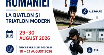 Vrancea intră pe harta marilor competiții sportive: Cupa României la Biatlon și Triatlon Modern, organizată în premieră la Focșani   